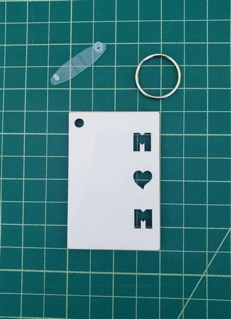 Mom MDF Sublimation Blank Keychains - Double Sided Sublimation Keychain ...