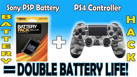 PS4 Controller Hack - How to Double PS4 Controller Battery Life - YouTube