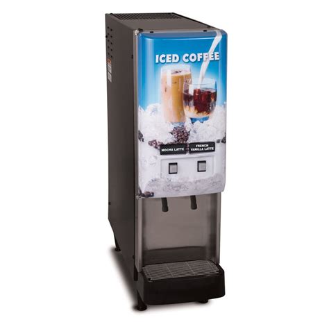 Bunn 37900.0009 JDF-2S 2 Flavor Cold Beverage Iced Coffee Dispenser with Lit Door - 120V