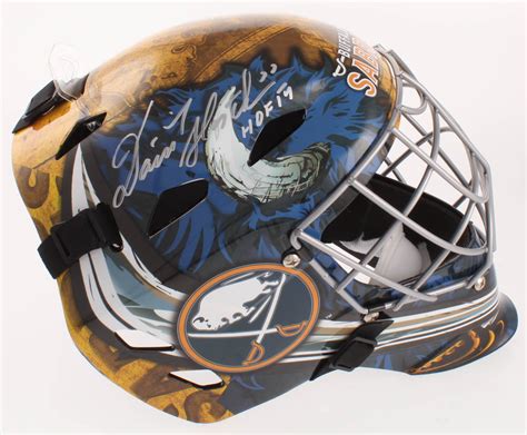 Dominik Hasek Signed Sabres Full Size Goalie Mask Inscribed "HOF 14 ...