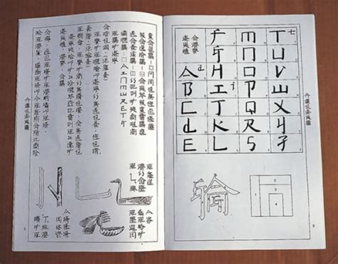 Xu Bing | An Introduction to Square Word Calligraphy (inner pages), 2000