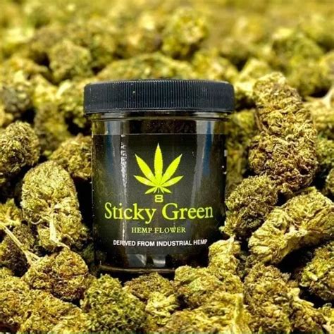 Sticky Green Delta-8 Flowers (1 count) - CBD | Stone Smokes