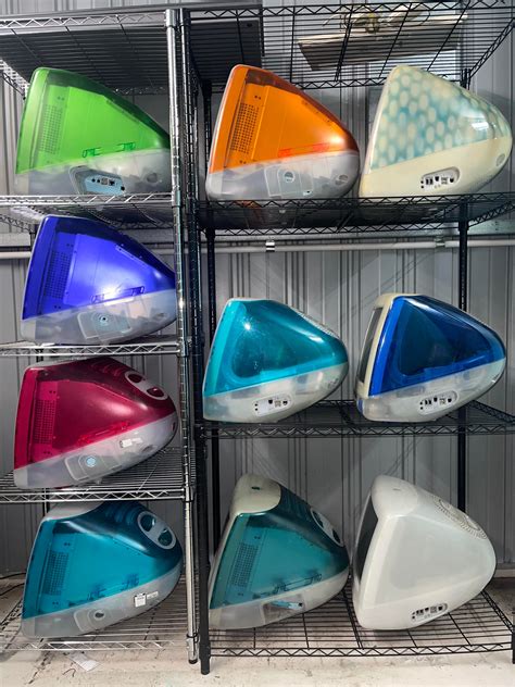 In honour of the M1 iMac colours, here’s my iMac G3 collection : r/VintageApple