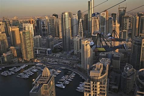 Dubai unveils a new zip line among towering skyscrapers | The Daily Courier | Prescott, AZ