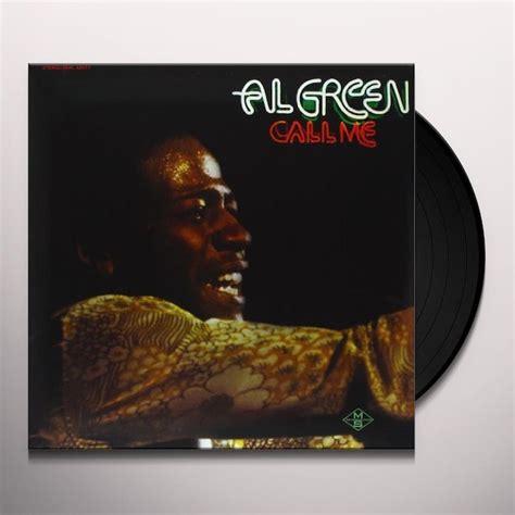 Al Green CALL ME Vinyl Record