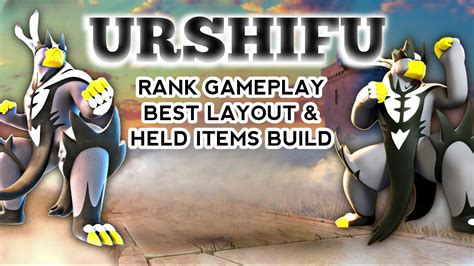 URSHIFU MoveSet Build Emblems Layout GamePlay Highlights PokemonUNITE ...