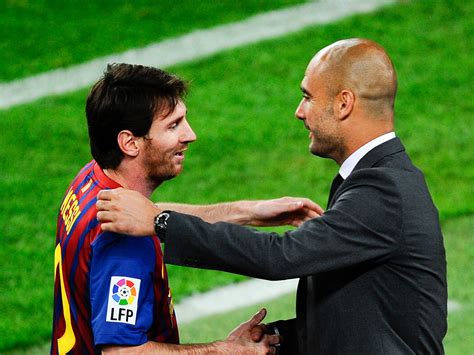 Pep Guardiola says he would not replace any Man City player with Lionel Messi or Cristiano ...