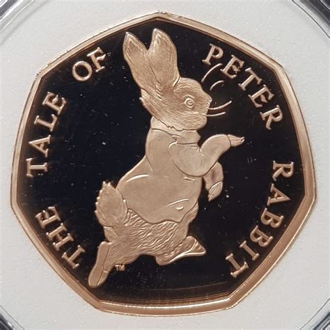 2017 Peter Rabbit Gold 50p Set – M J Hughes Coins