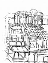 Architectural Coloring Pages For Educational Activities sketch template