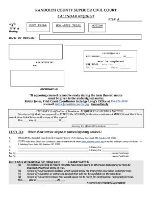 Nc Court Dates - Fill Online, Printable, Fillable, Blank | pdfFiller