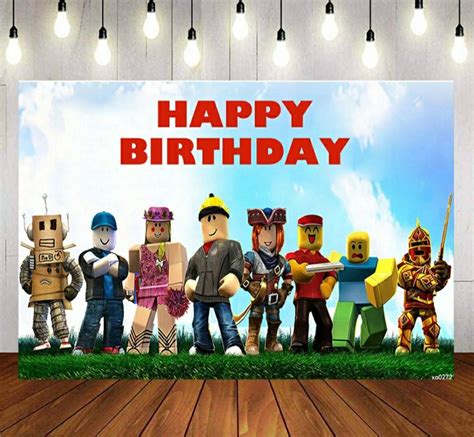 Toy Story and Roblox Birthday Banner/Backdrop, Hobbies & Toys ...