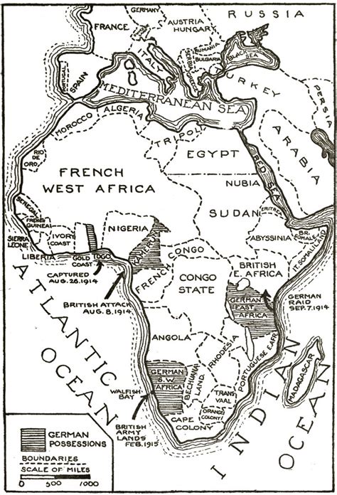 Ww1 Africa Map / 40 maps that explain World War I | vox.com : The east african campaign in world ...