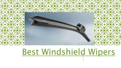 Best Windshield Wipers