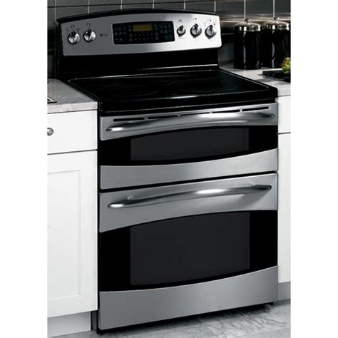 GE Profile 30-Inch Freestanding Double Oven Electric Range (Color: Stainless) at Lowes.com