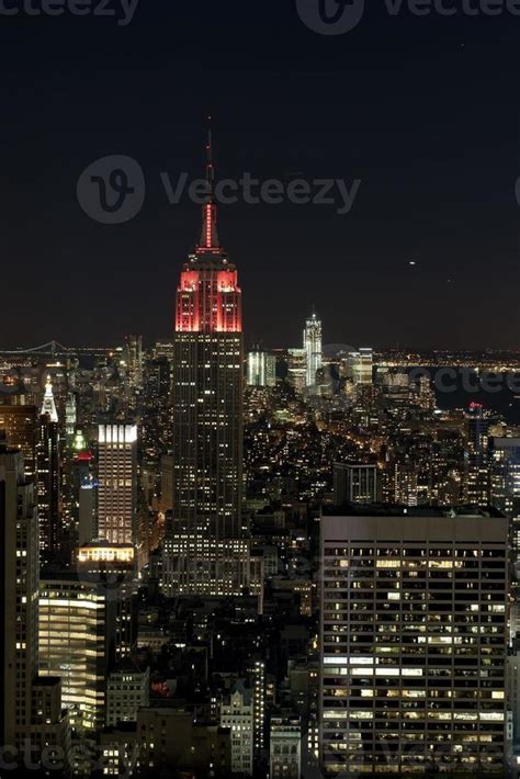 New York night view panorama cityscape 20419686 Stock Photo at Vecteezy