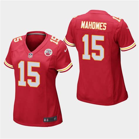 Women's Kansas City Chiefs #15 Patrick Mahomes II Red Stitched Jersey