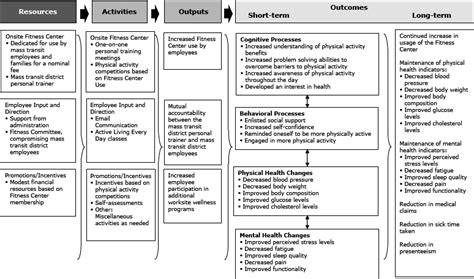 Preventing Chronic Disease | Development of a Logic Model for a ...