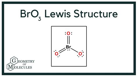 BrO3- Lewis Structure (Bromate Ion) - YouTube