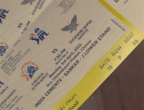 IPL Tickets Booking Online 2023, Ticket Prices, How to buy tickets ...