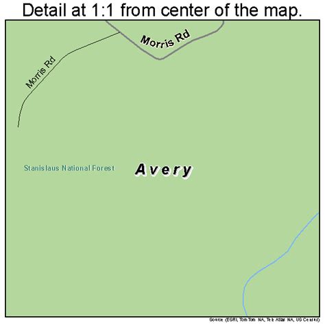 Avery California Street Map 0603316