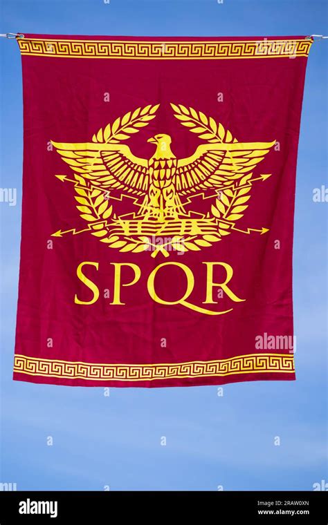 Ancient Roman Army Flag