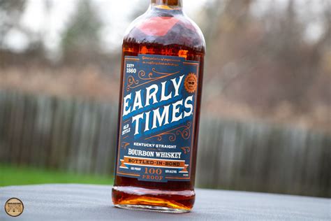 Early Times Bottled in Bond Bourbon Review | Breaking Bourbon