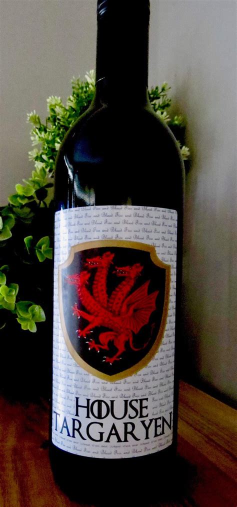 Game of Thrones Wine Labels Digital File Wedding Table Centrepiece Table Number GOT Party ...