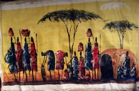 A beautiful piece of artwork that I bought in Tanzania. | Painting, Artwork, Art