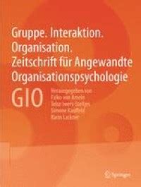 Systemic constellations applied in organisations: a systematic review | Gruppe. Interaktion ...