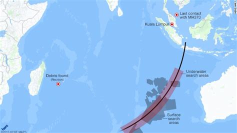 MH370 maps: Takeoff, disappearance, searches - CNN