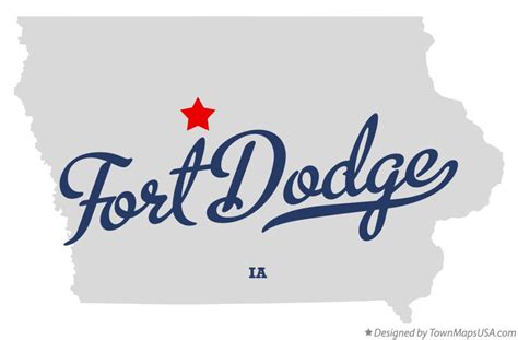 Map of Fort Dodge, IA, Iowa