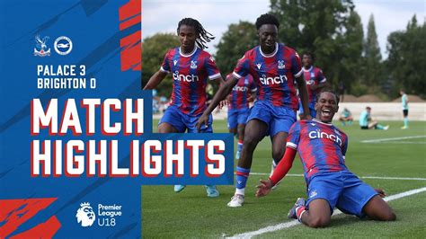 U18 Premier League Cup Highlights: Palace 3-0 Brighton - YouTube