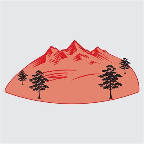 Mountain Vector Illustration 5180080 Vector Art at Vecteezy