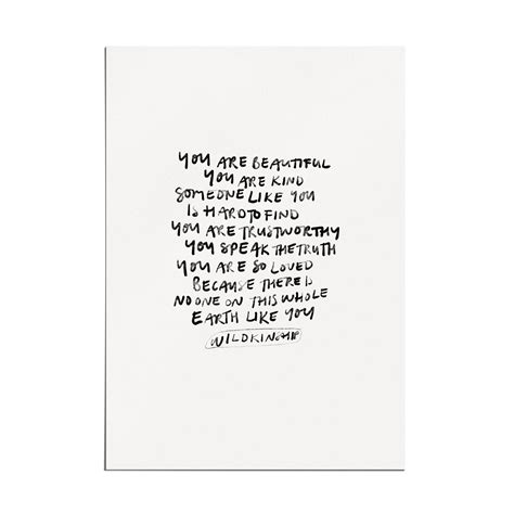 ‘No One Like You’ Art Print – Daymaker Stationery