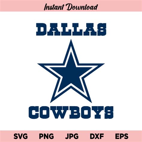 Dallas Cowboys Round Logo Svg