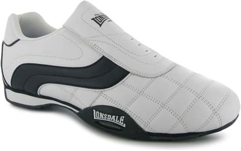 Lonsdale Camden Slip On Mens Trainers White/Navy 8 UK UK: Amazon.co.uk: Shoes & Bags