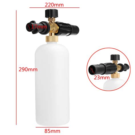 New 1L Pressure Washer Foam Lance Nozzle Spray Jet Lance Bottle for KARCHER K Series – Chile Shop