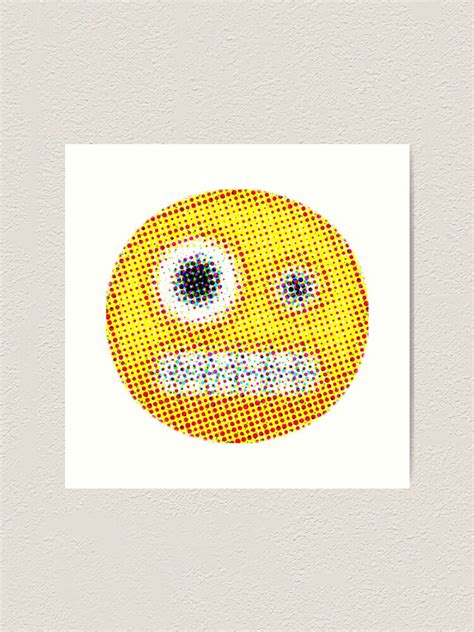 "Emoji: Wacky (Zany Face)" Art Print for Sale by Sinnfrey | Redbubble