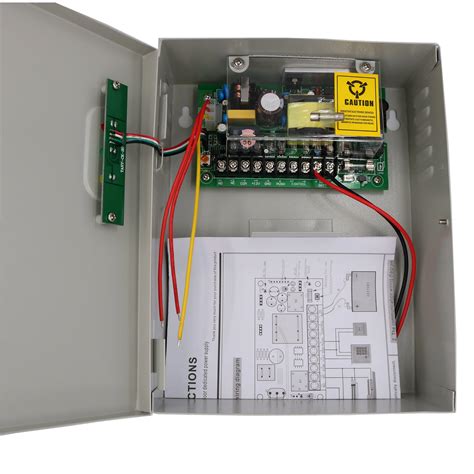 12V 5A Universal power supply for door access control system with backup Battery interface-in ...