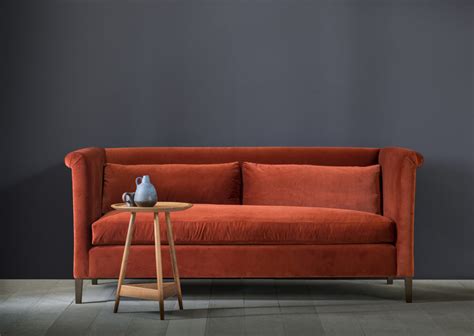 orange velvet sofa by pinch design - Mad About The House