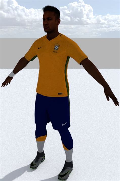 Neymar Free 3D Model - .max - Free3D