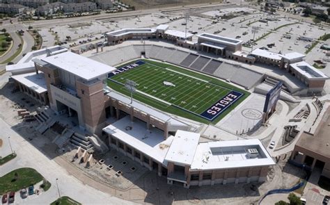 Allen High School's cafeteria and football stadium in Allen, Texas : r ...