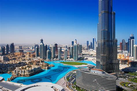 HD wallpaper: Burj Khalifa, Dubai, city, Cities, panorama, Skyscrapers ...