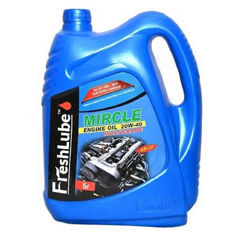 Fresh Lube Synthetic Technology 5L Miracle Engine Oil, Can of 5 Litre at Rs 1550/can of 5l in Jaipur