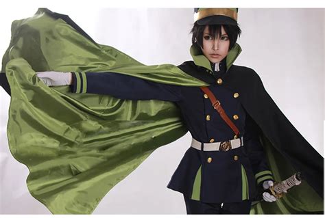 Yuichiro Hyakuya Cosplay Anime Seraph Of The End Owari no Seraph Black ...