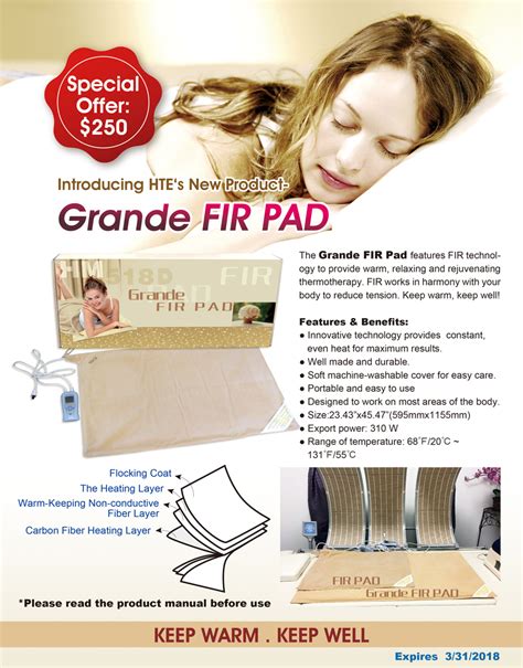 FIR Pad - Far Infrared Heating Pad