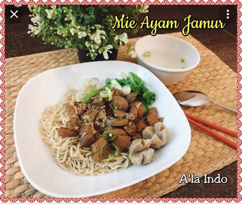 Mie Ayam Jamur Ala Indo – Mamijekz