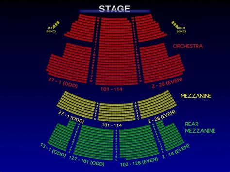 Barrymore Theater Seating Chart - Theater Seating Chart