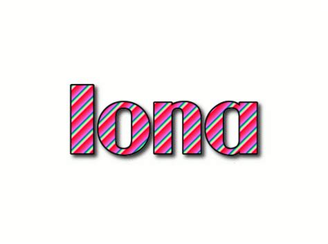 Iona Logo | Free Name Design Tool from Flaming Text