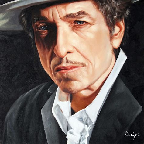 Bob Dylan Portrait Oil painting by Di Capri | Artfinder